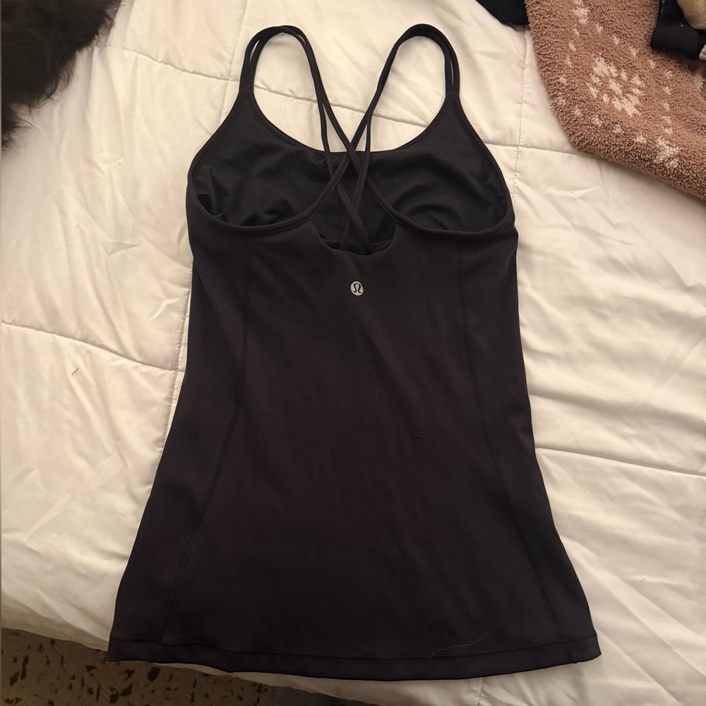 Lululemon Athletica Black Strappy Tank Top